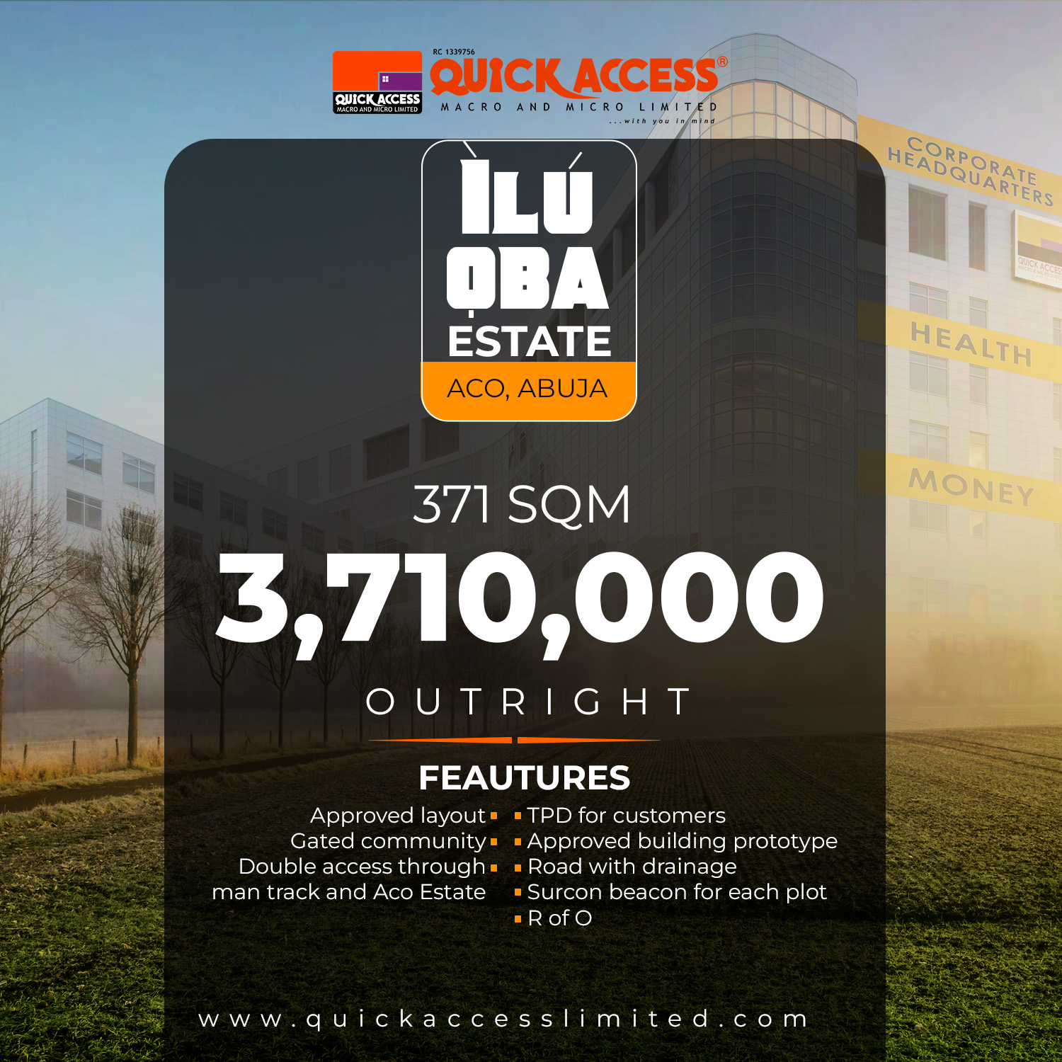 Ilu Oba Estate Plot 131 (371 SQM OUTRIGHT)